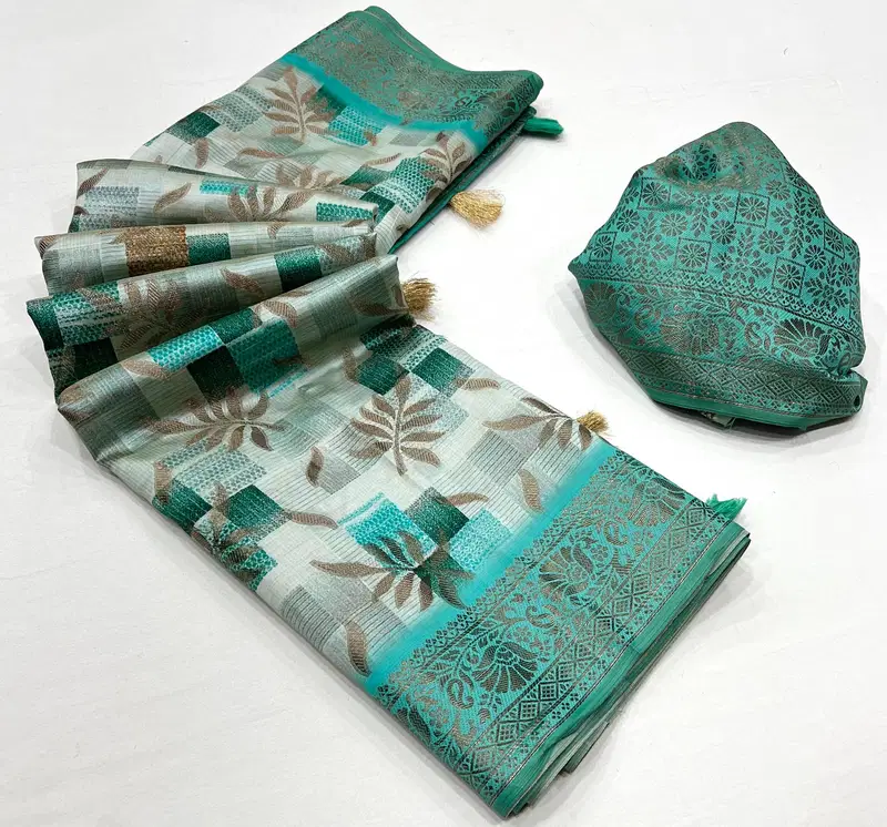 9628 Colour Soft Bambu Weaving Non Catalog Sarees Wholesale Shop In Surat
